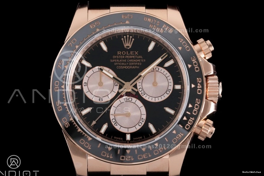 1:1 Sub-dial Edition RG VSF Sophisticated Marker 798 On Oyster-flex Best DD Gain Dial Stick Strap 126515 Black Weight Daytona 0826